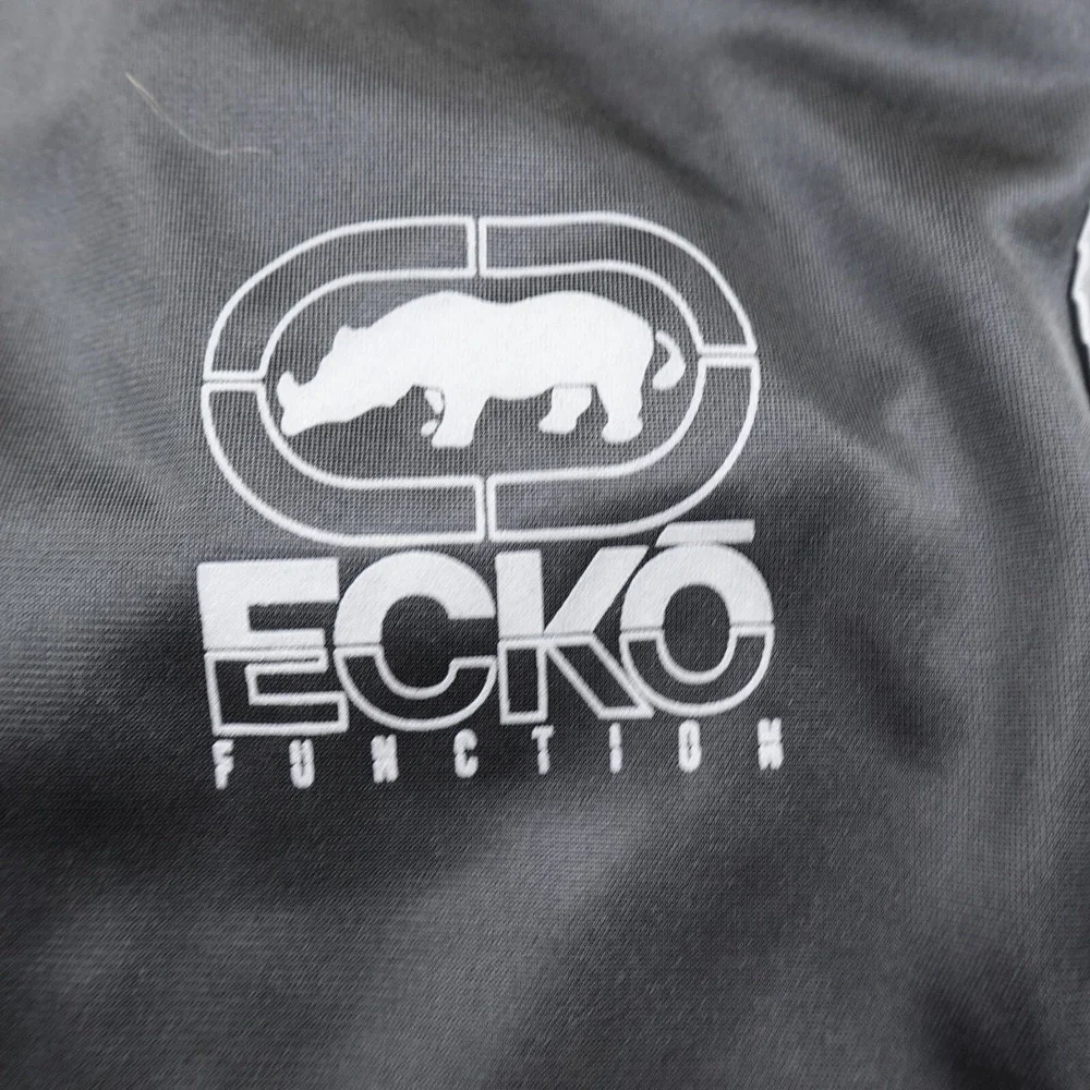 Ecko Unltd‎ Pants Mens Large Black Jogger Drawstring Sweatpants Skate Grunge Y2K
